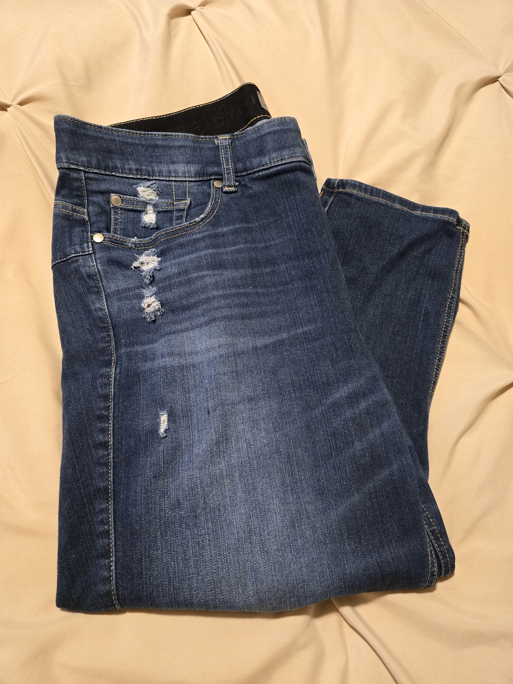 Crop Bombshell Skinny Premium Stretch High-Rise Jean